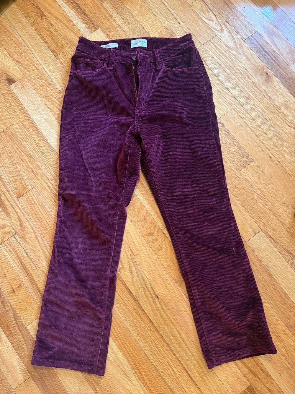 Universal thread burgundy corduroy pants